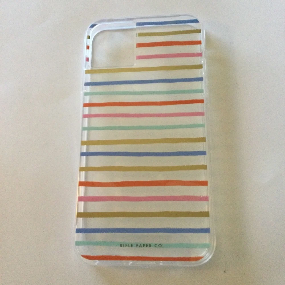 RIFLE PAPER HAPPY STRIPES IPHONE 11 PRO MAX CASE NWT
